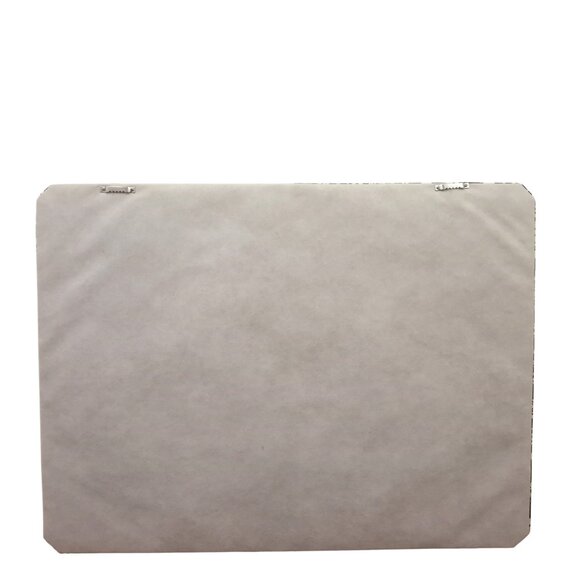 Damask French Memo Board Bulletin Vision Photo Note Brown White Damask Fabric - Picture 4 of 6